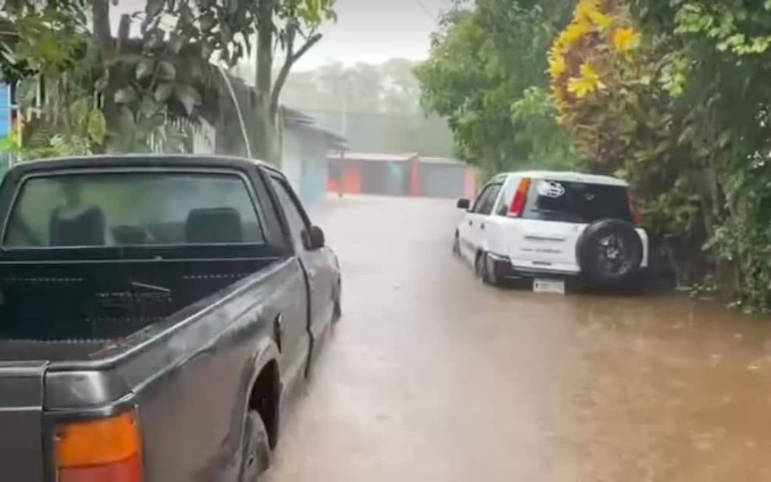 Las lluvias causan afectaciones en distintos departamentos del país