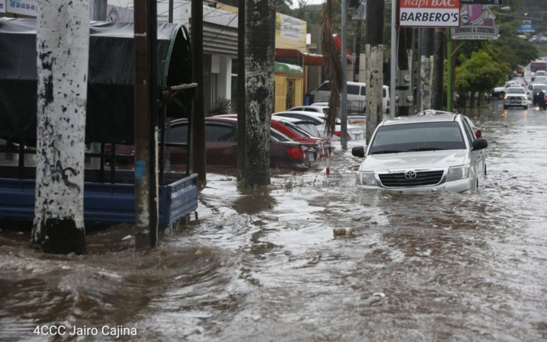 Managua es una ciudad vulnerable ante las inundaciones.