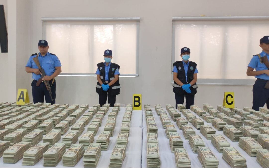 Policía Orteguista “encuentra” 1.5 millones de dólares