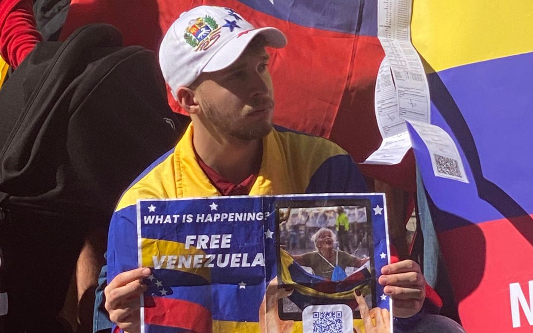 Los venezolanos se manifiestan en Australia contra el "fraude" electoral en Venezuela