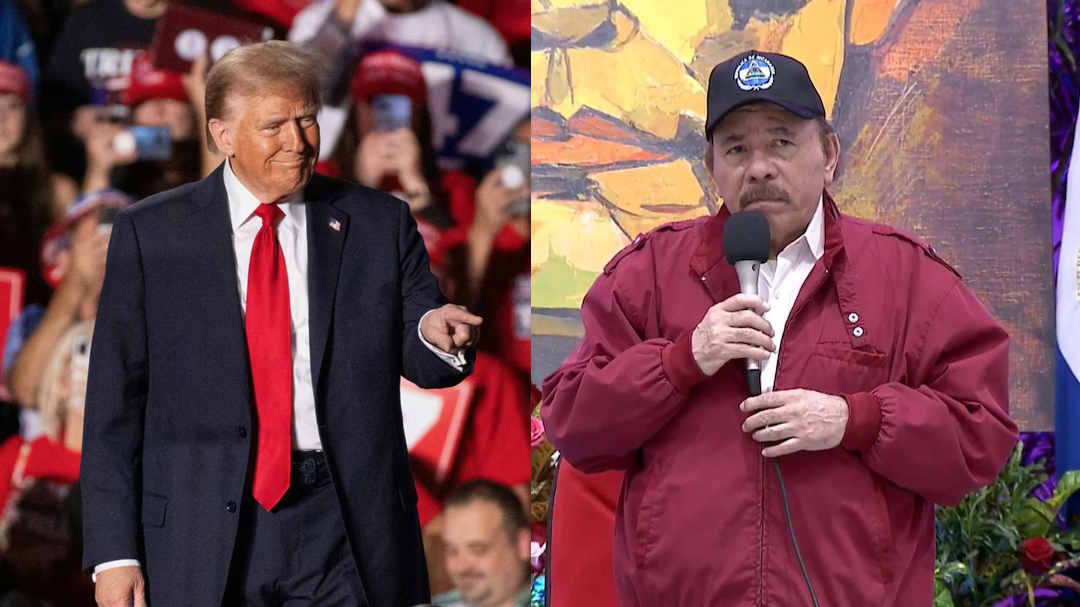 Donald Trump y Daniel ortega.