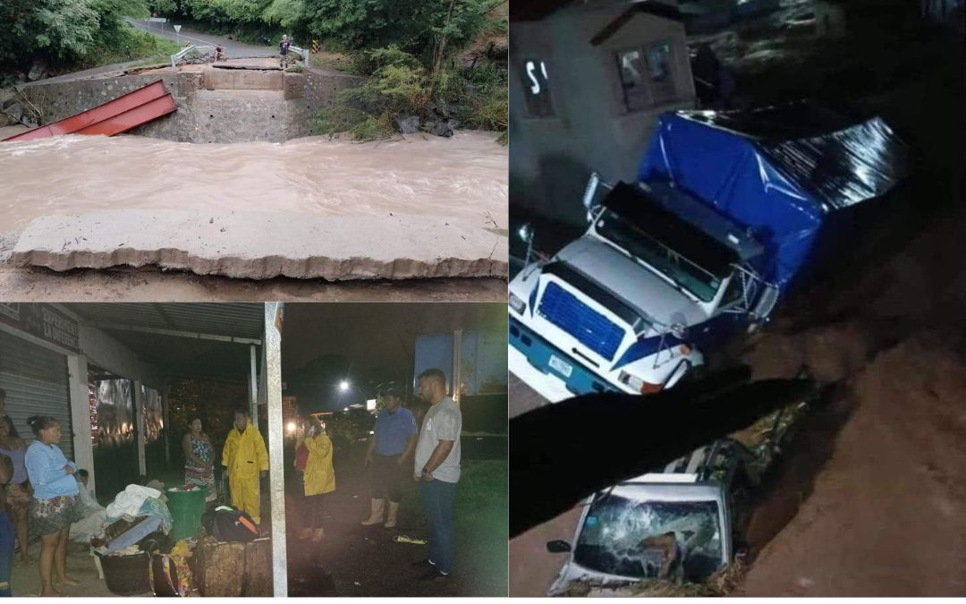 Las lluvias causan estragos en varios departamentos del país