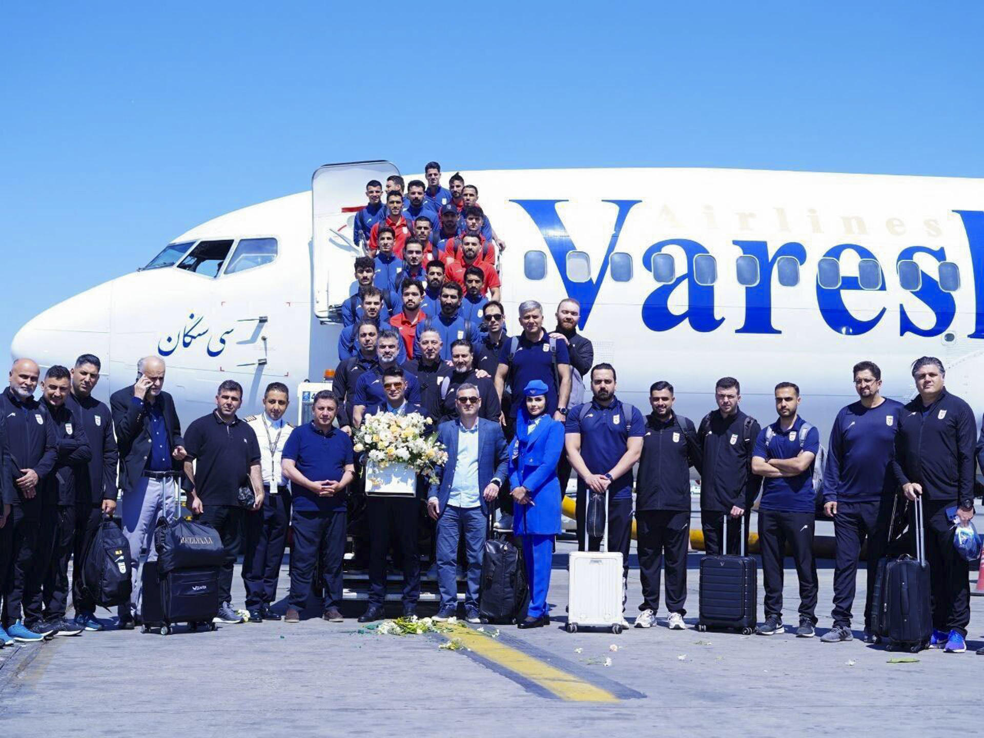 Iranian national team travels to Turkey awaiting US visas for the World Cup