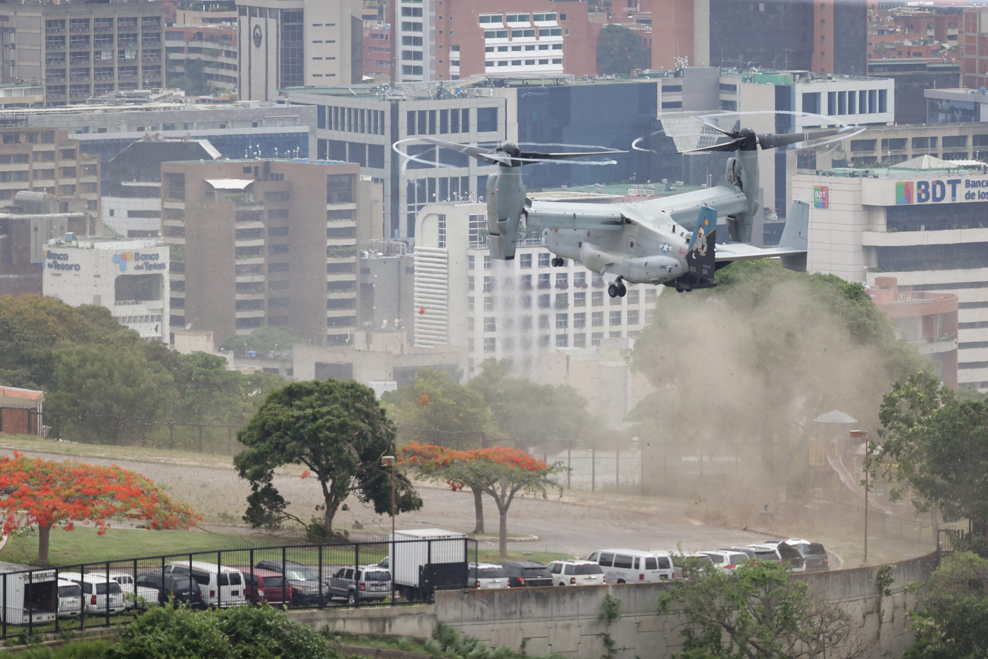 Estados Unidos realiza simulacro de evacuación en su embajada en Caracas