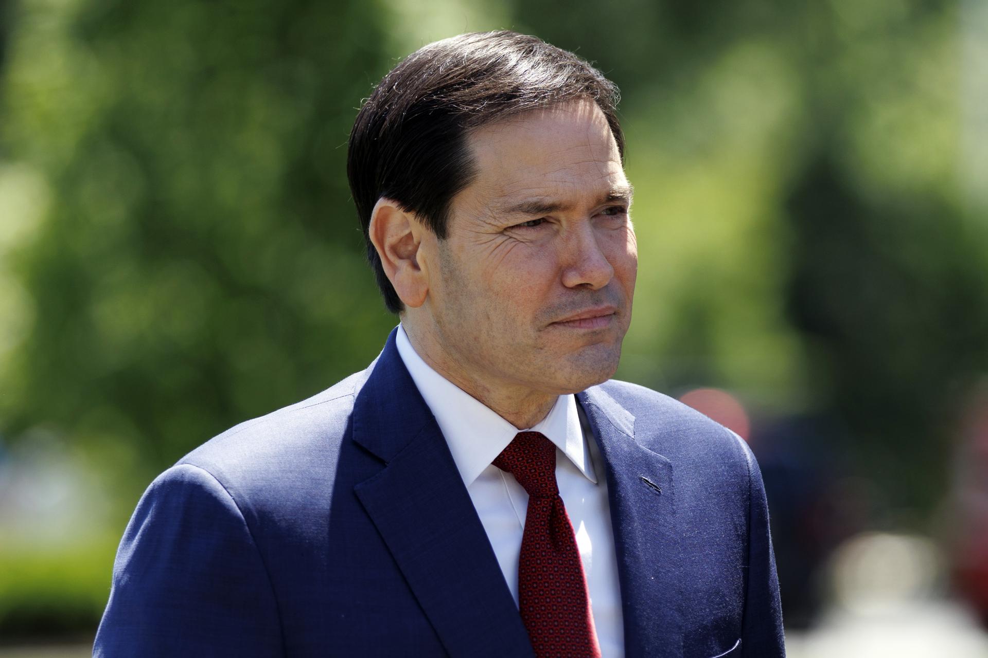 Cover image for Marco Rubio accompanies Trump to China