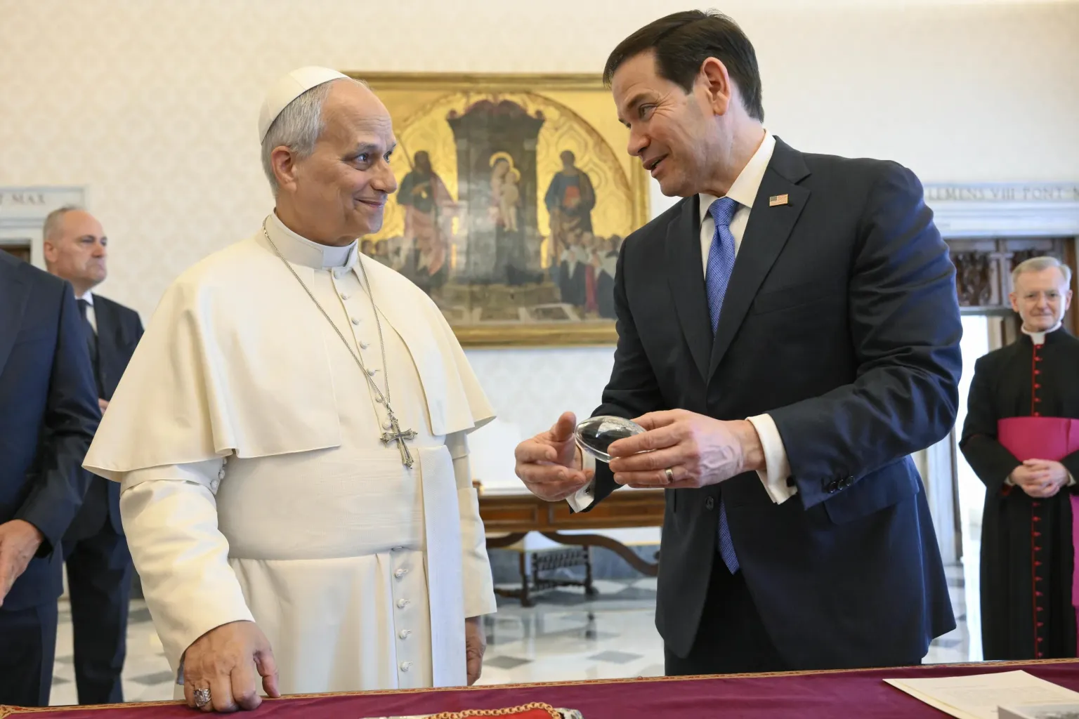 Rubio expresses to Leo XIV his "commitment" to peace