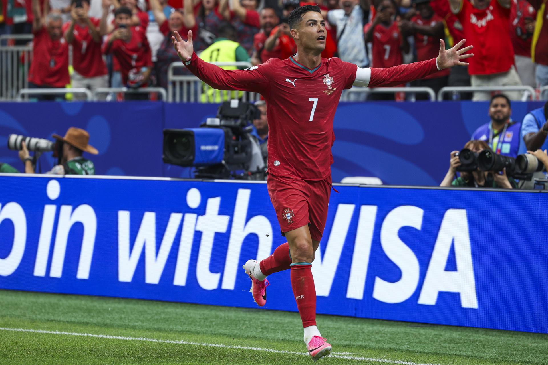 Cristiano Ronaldo se suma a la fiesta de Messi, Mbappé y Haaland en un día de récords